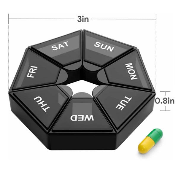 Portable Pill Box Medicine Case