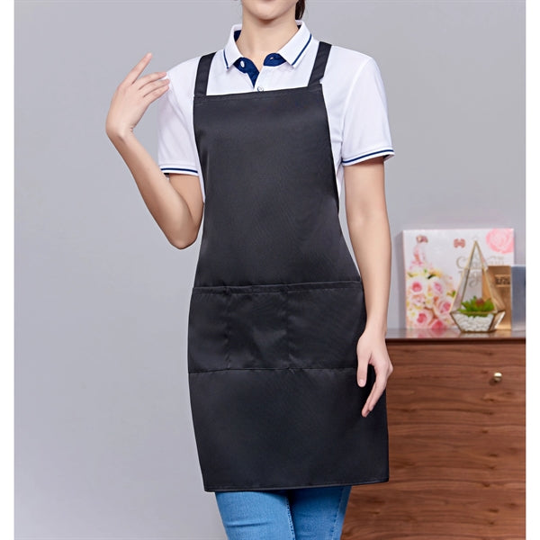 12 oz Woven knitted waterproof Kitchen Apron w/ 2 pockets