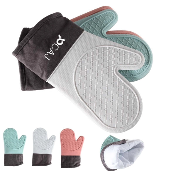 Kitchen Heat-Insulating Silicone Gloves