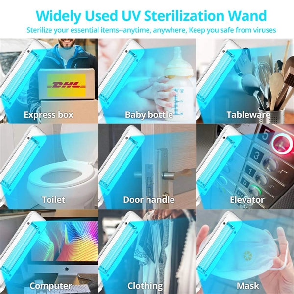 Foldable UV Light Sanitizer Wand