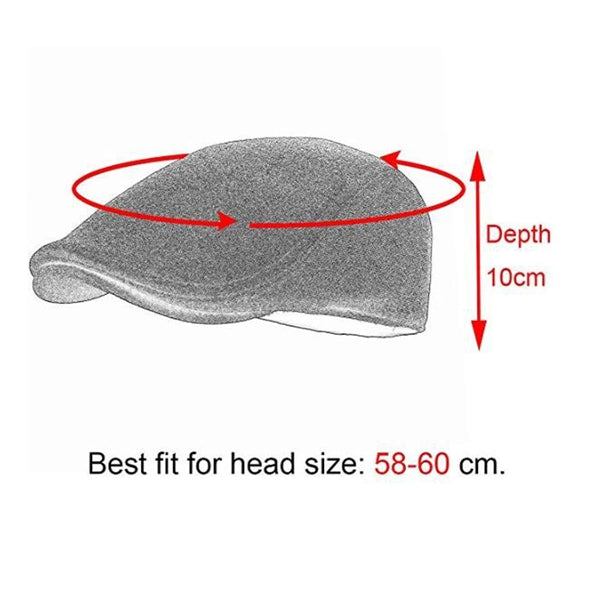 Newsboy Men's Flat Cap