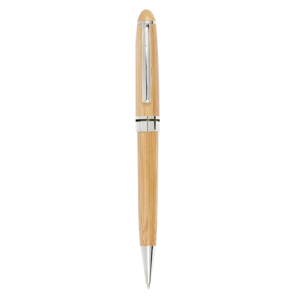 Silver Solstia - Bamboo Twist Ballpoint Pen