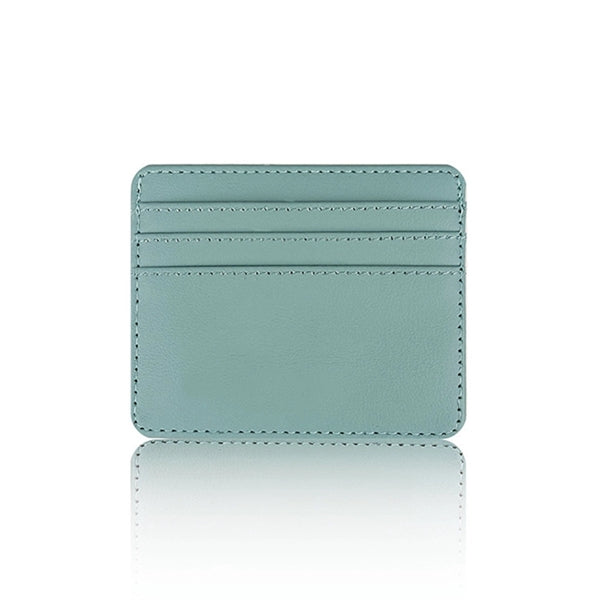 Slim RFID Blocking Card Holder Leather Pocket Wallet