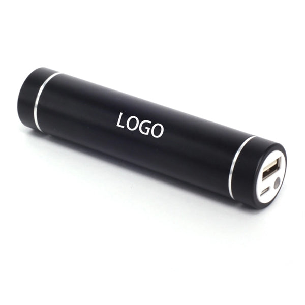 Cylindrical Power Bank With Flashlight 1200mAh