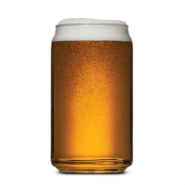 Beer Can Beer Glass - Deep Etch