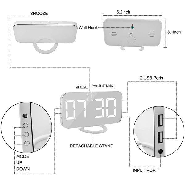 Digital Clock Large Display