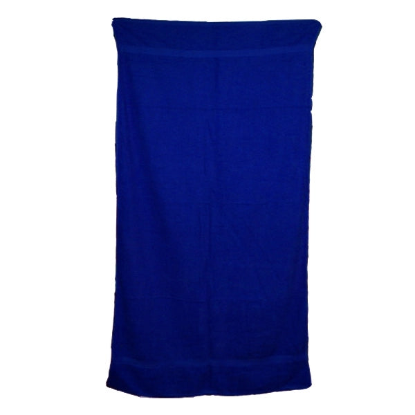Navy Blue 34x70 Terry Cotton Beach Towels.