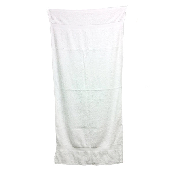 White 24x48 Shuttleless Loom Bath Towel