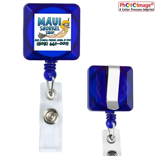 Kent VL 30 Cord Square Retractable Badge Reel