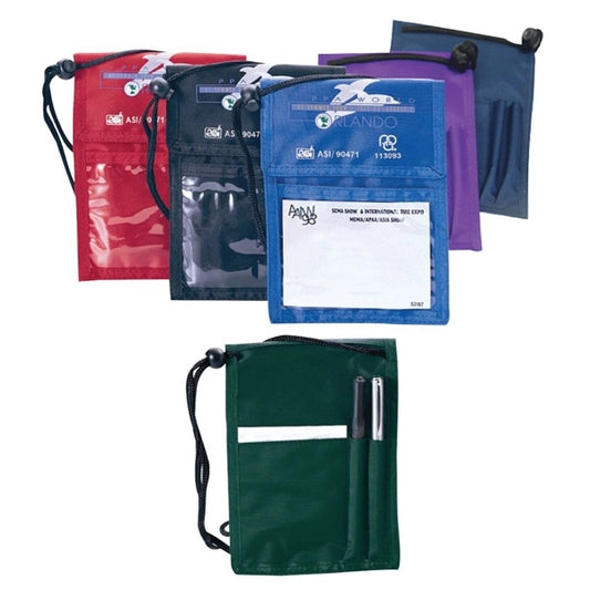 420 Denier Nylon Badge, Pen And Card Holder
