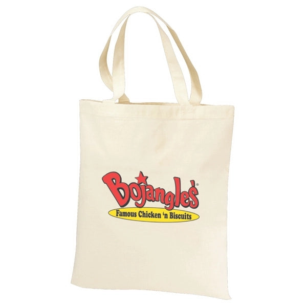6 oz. Cotton Natural Canvas Tote Bag