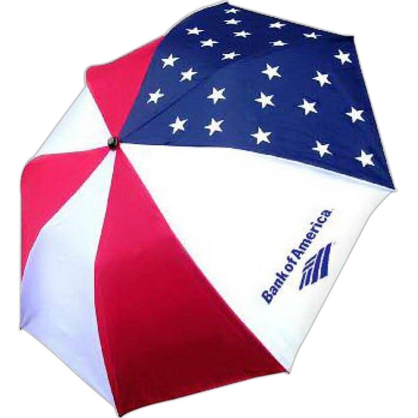 Patriot Folding Umbrella - 42" Arc, Auto-Open