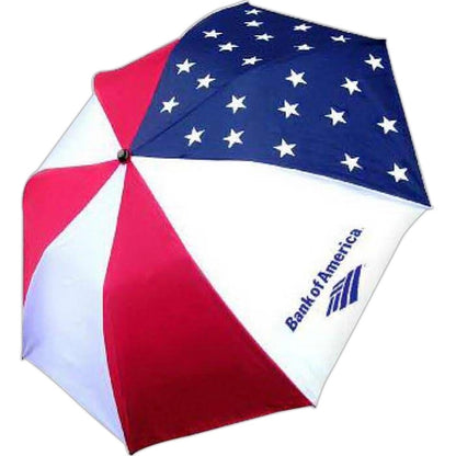 Patriot Folding Umbrella - 42" Arc, Auto-Open