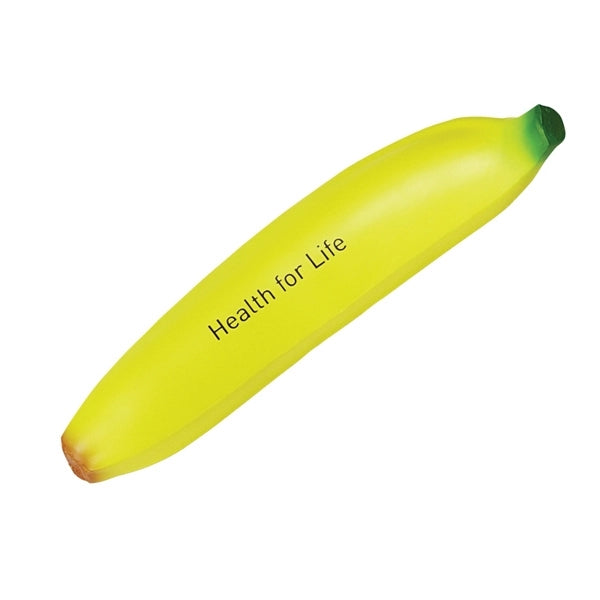 Banana shaped stress reliever