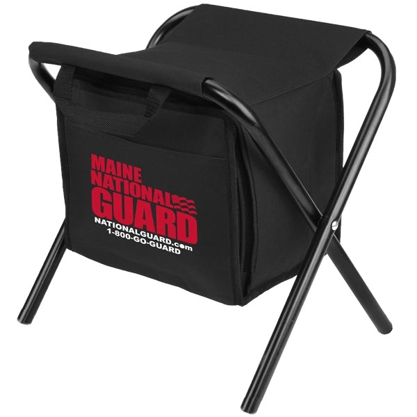 Portable Insulated Folding Cooler Stool, Holds 225lbs