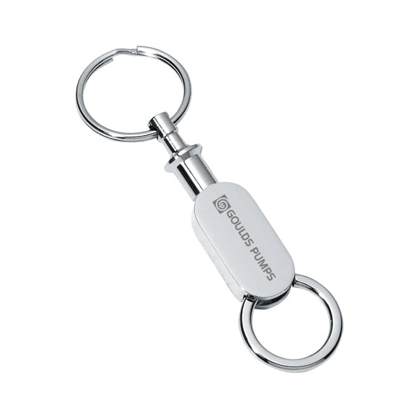Heli Laser Engraved Pull-Apart Metal Valet Keyholder
