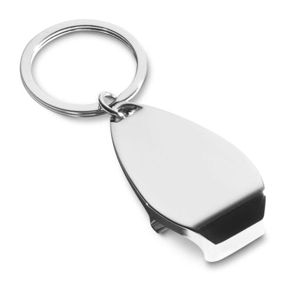Elite Laser Engraved Metal Bottle Opener Keyholder.