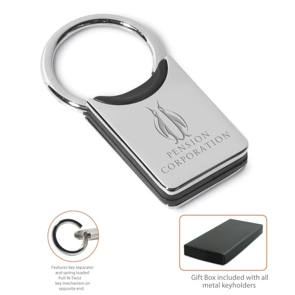 Felix Laser Engraved Metal Keyholder