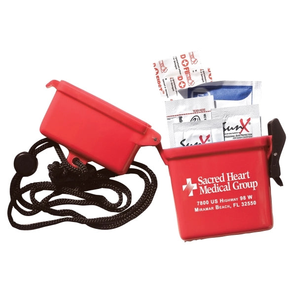 EZ CARRY 8 Piece First Aid Kit Container