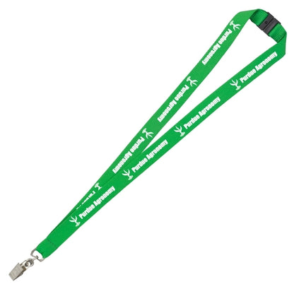 3/4" Silkscreen Lanyard with Breakaway Safety Release