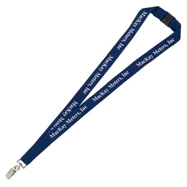 3/4" Silkscreen Lanyard with Breakaway Safety Release