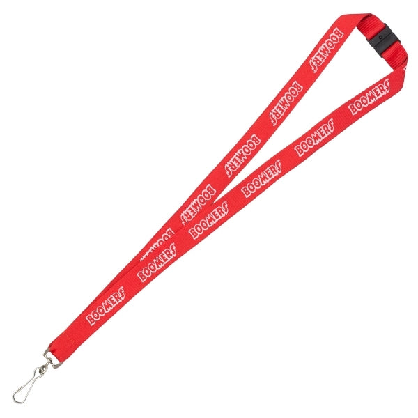 3/4" Silkscreen Lanyard with Breakaway Safety Release