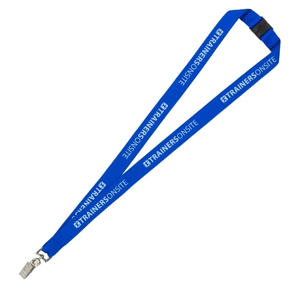 3/4" Silkscreen Lanyard with Breakaway Safety Release