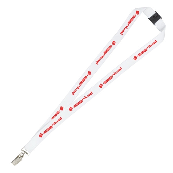 3/4" Silkscreen Lanyard with Breakaway Safety Release