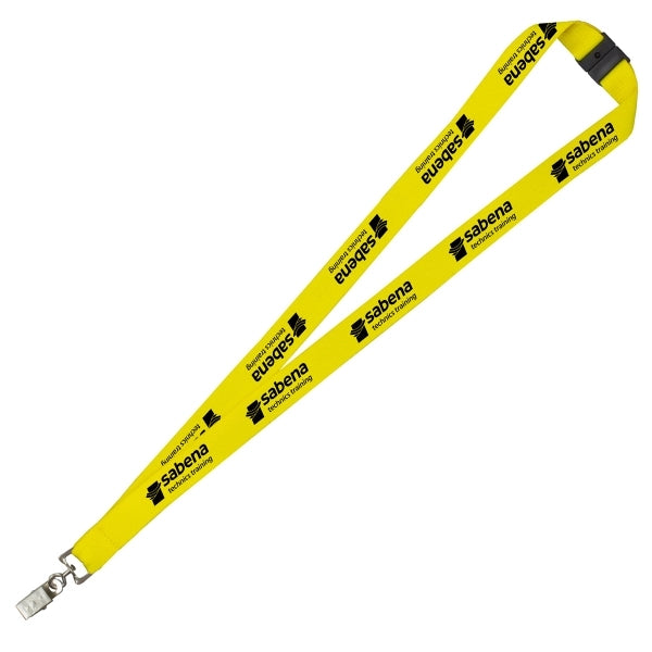 3/4" Silkscreen Lanyard with Breakaway Safety Release