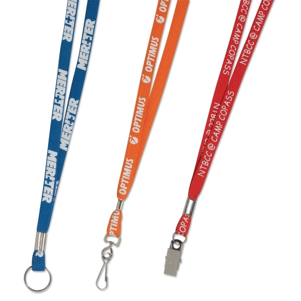 3/8" Overseas Silkscreen Lanyard
