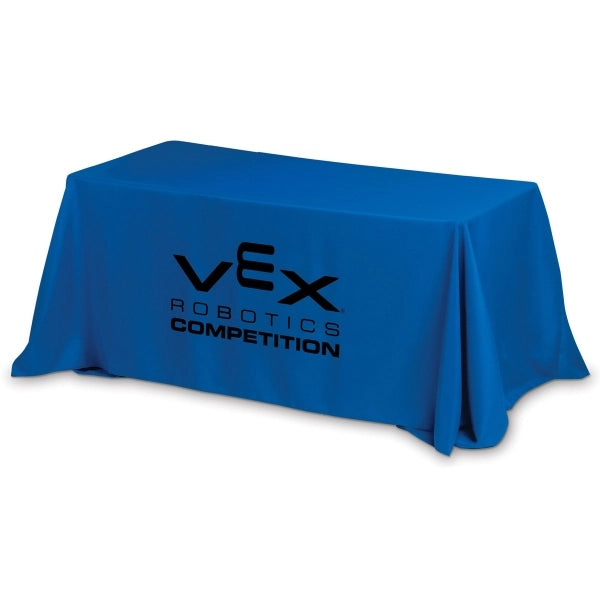 3-Sided Economy Table Covers & Throws (Full Color)