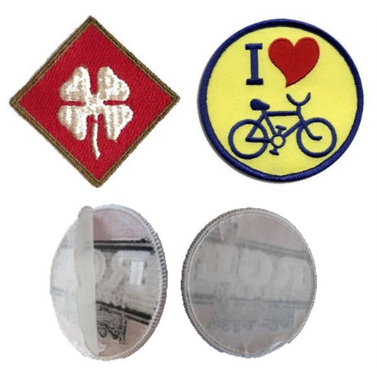 Embroidered Patch with Adhesive Backing