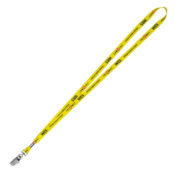 3/8" Overseas Silkscreen Lanyard
