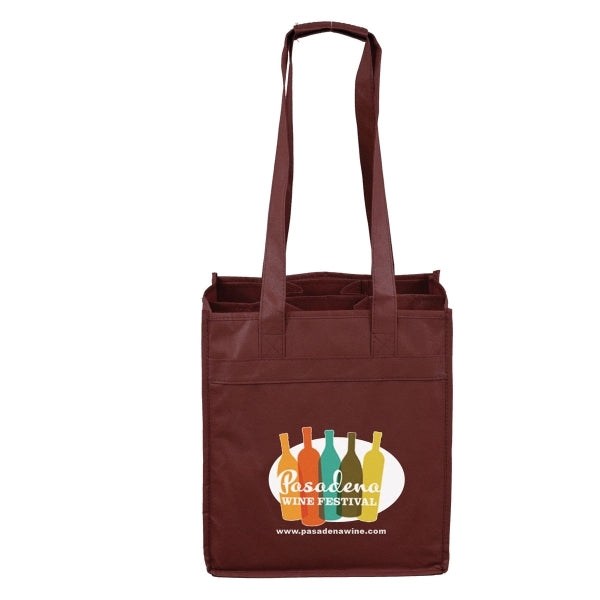 THE SONOMA 6 Bottle Wine Tote Bag