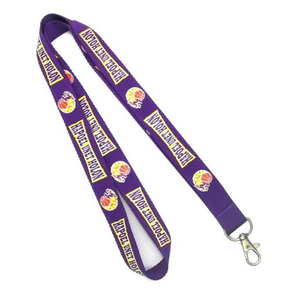 3/4" Recycled PET Lanyard Custom Imprint ID Badge Holder