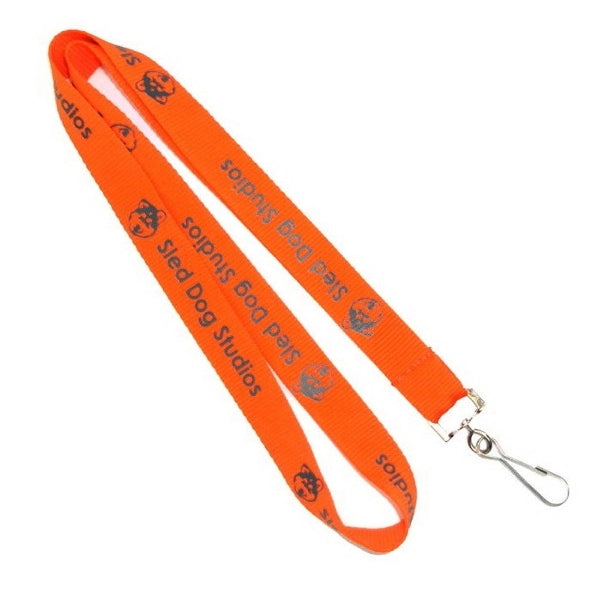 1" Recycled PET Lanyard Custom Imprint ID Badge Holder
