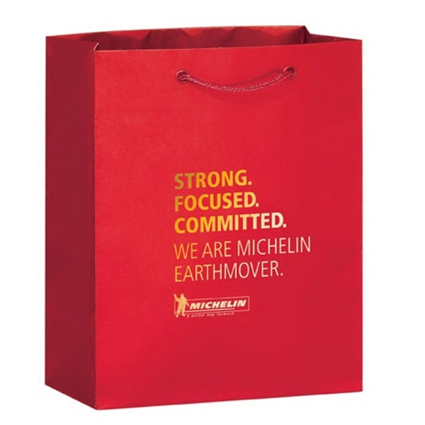 Gloss Laminated Euro Tote Bag - Foil Stamp