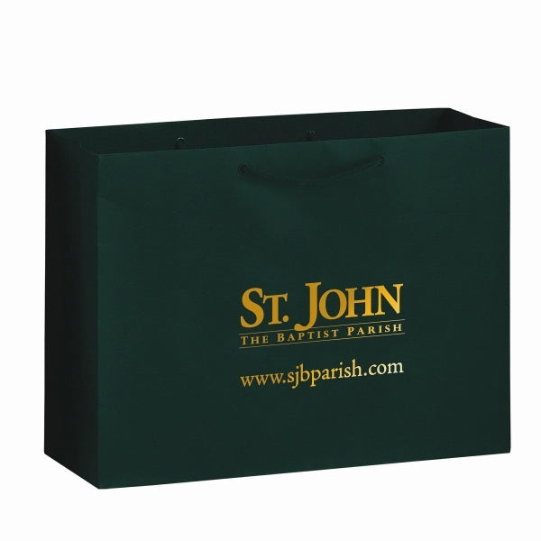 Gloss Laminated Euro Tote Bag - Foil Stamp