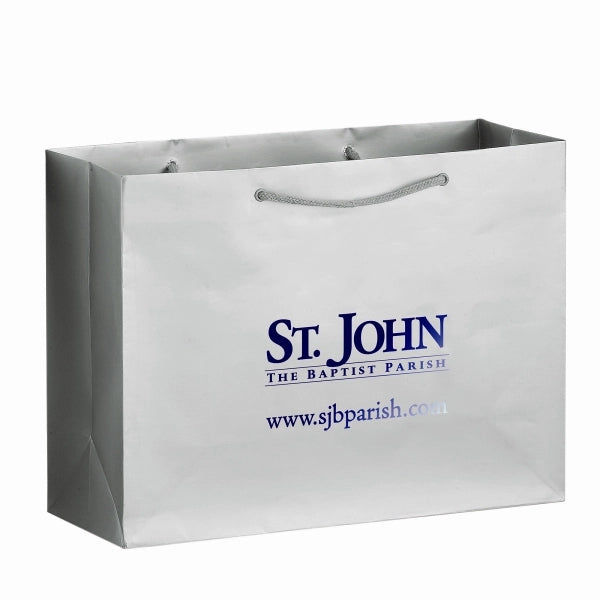 Gloss Laminated Euro Tote Bag - Foil Stamp
