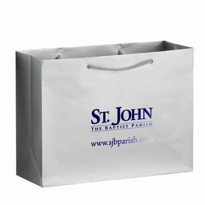 Gloss Laminated Euro Tote Bag - Foil Stamp