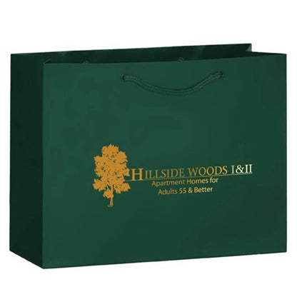Matte Laminated Euro Tote Bag - Foil Stamp