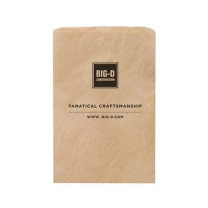 Kraft Paper Merchandise Bags - Flexo Ink