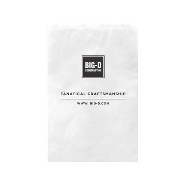 Kraft Paper Merchandise Bags - Flexo Ink
