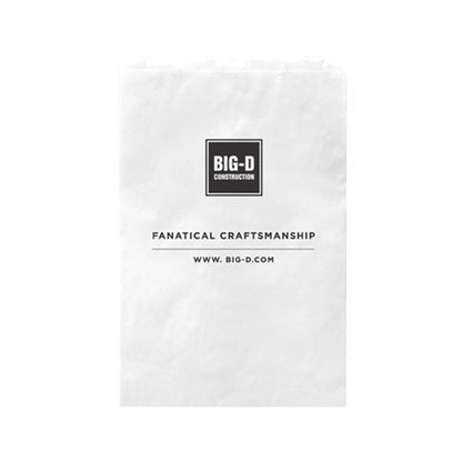 Kraft Paper Merchandise Bags - Flexo Ink