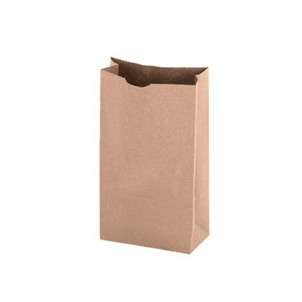 Natural Kraft Heavyweight Nail & Coin Bag 6 lb - Flexo Ink