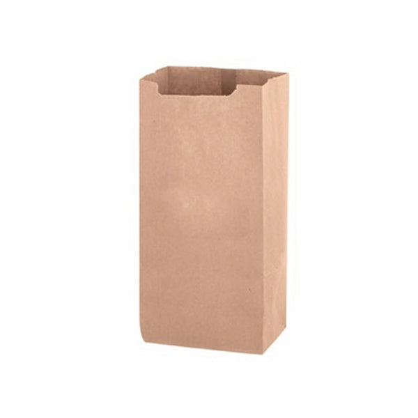 Natural Kraft Heavyweight Nail & Coin Bag 8 lb - Flexo Ink