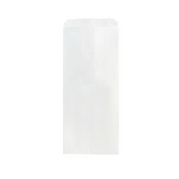 White Kraft Paper Prescription Bag - Flexo Ink