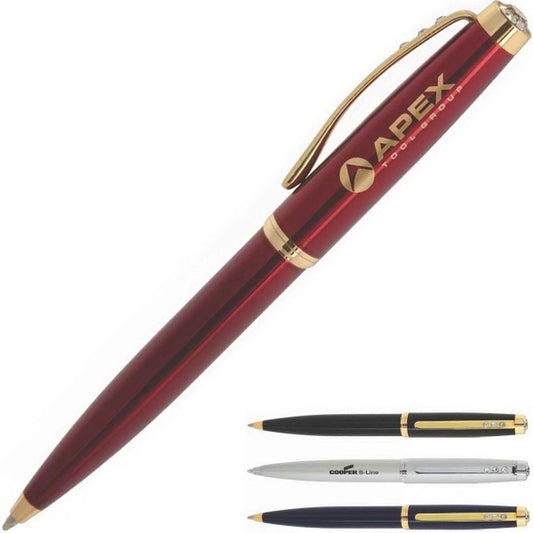 Vanity Twist Brass Ballpoint Pen