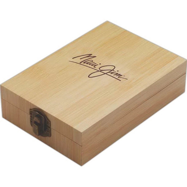 Bamboo Corkscrew and Stopper Set