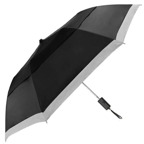 The Lifesaver Folding Safety Umbrella w/Reflective Border